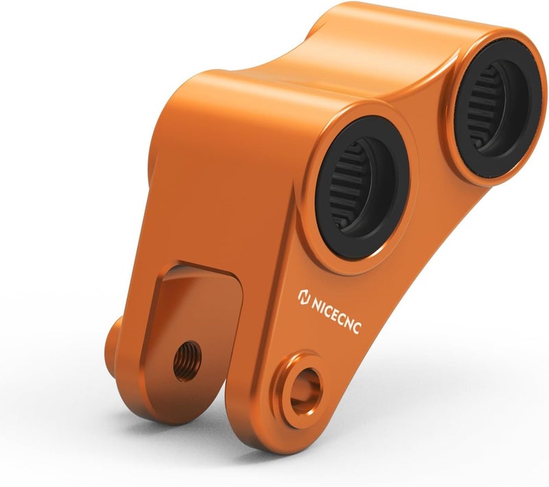 NICECNC 40MM/1.57" Rear Lowering Links Rear Suspension Lowering Triangle Compatible with 690 Enduro/Enduro R/SMC/SMCR 2008-2018, Orange - Image 1